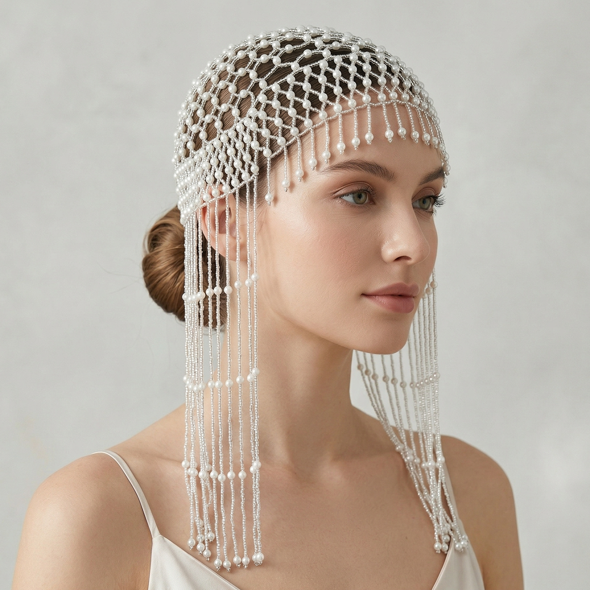 Tech Accessories Women - Luxury Pearls Beaded Headwrap for Women