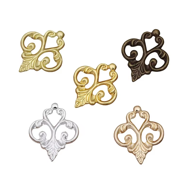 Vintage Tech Accessories - BoYuTe 13*15mm Brass European Flower Filigree