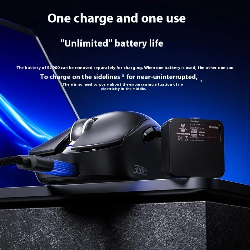 Tech Gaming Accessories - AULA SC900 Mouse Mouse Paw3950 Tri