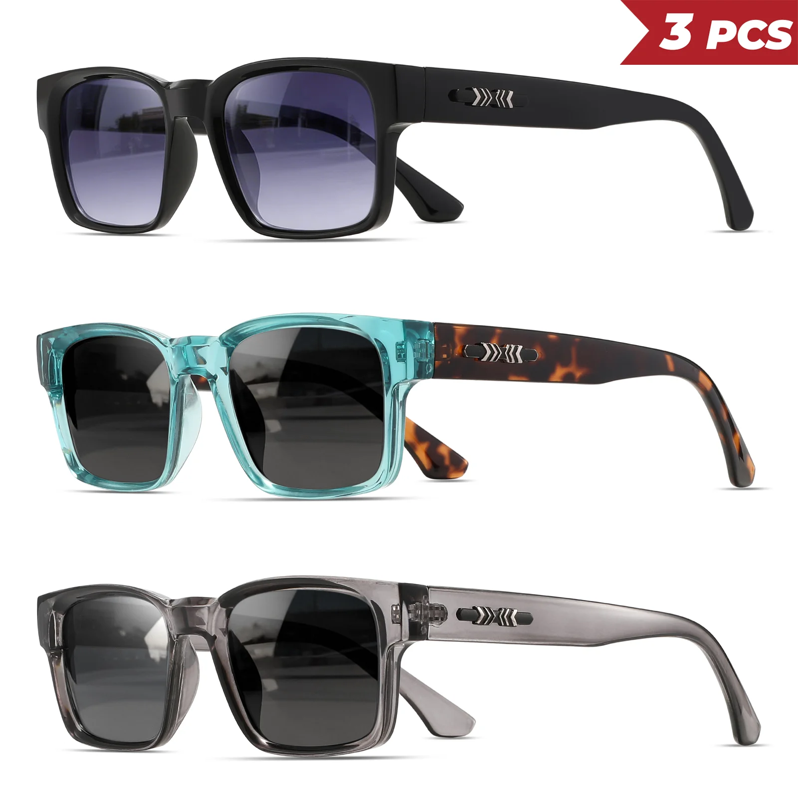 Tech Car Accessories - 1/3PCS Oversize frame One-piece Goggle Men