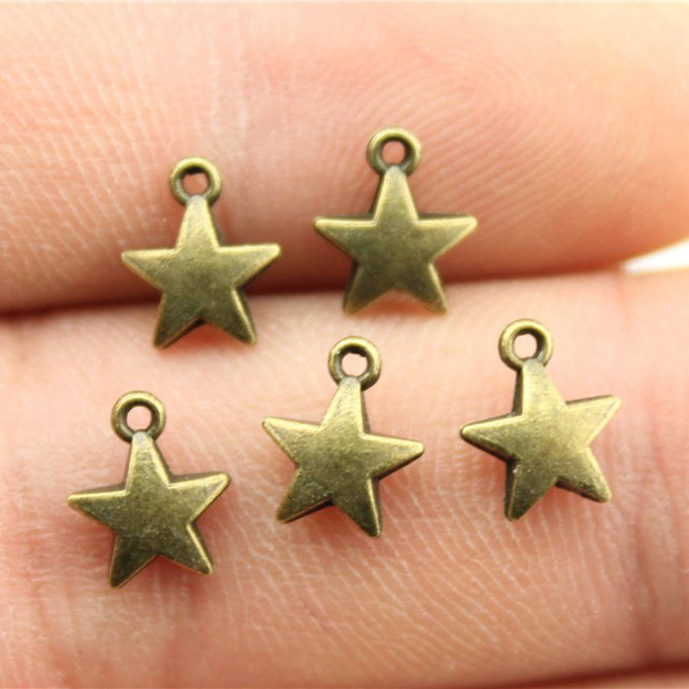 Vintage Tech Accessories - 40pcs 8.6x7.1mm 2 Colors Antique Silver
