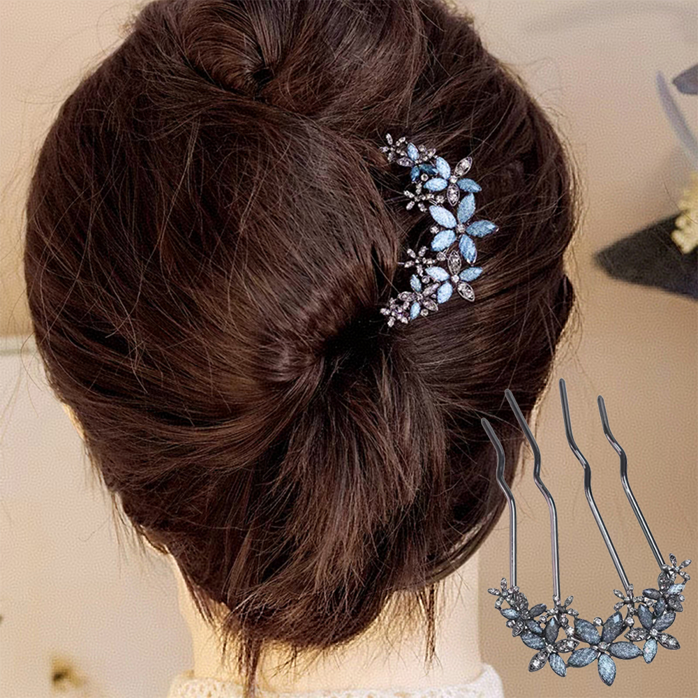 Luxury Crystal U-shaped Hair C - Tech Accessories Women avis et prix