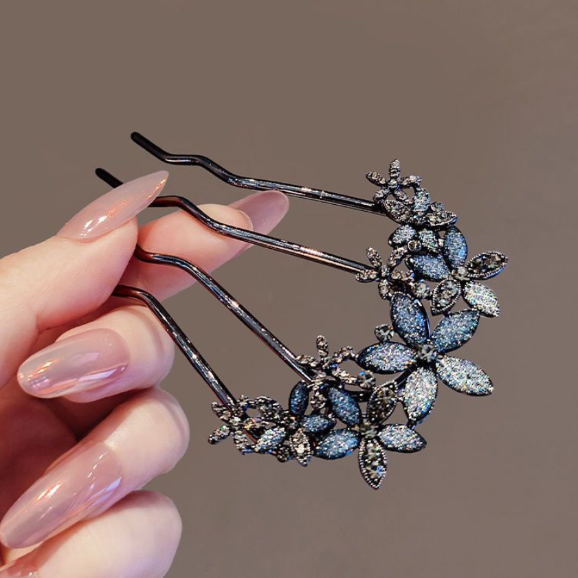 Luxury Crystal U-shaped Hair C - Tech Accessories Women avis et prix