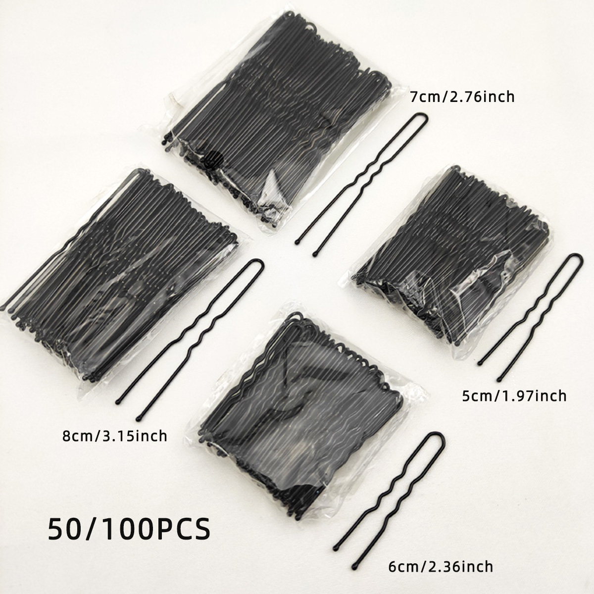 50/100 PCS Women 5/6/7/8 cm Ha - Tech Accessories Women avis et prix