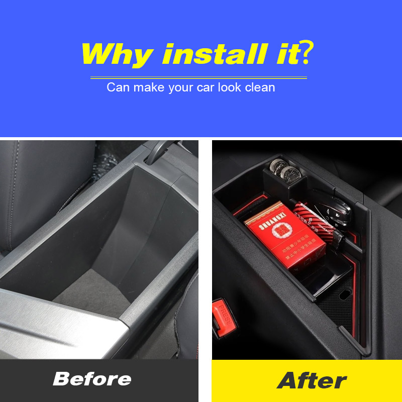 Car Armrest Parts Storage Box  - Tech Car Accessories avis et prix