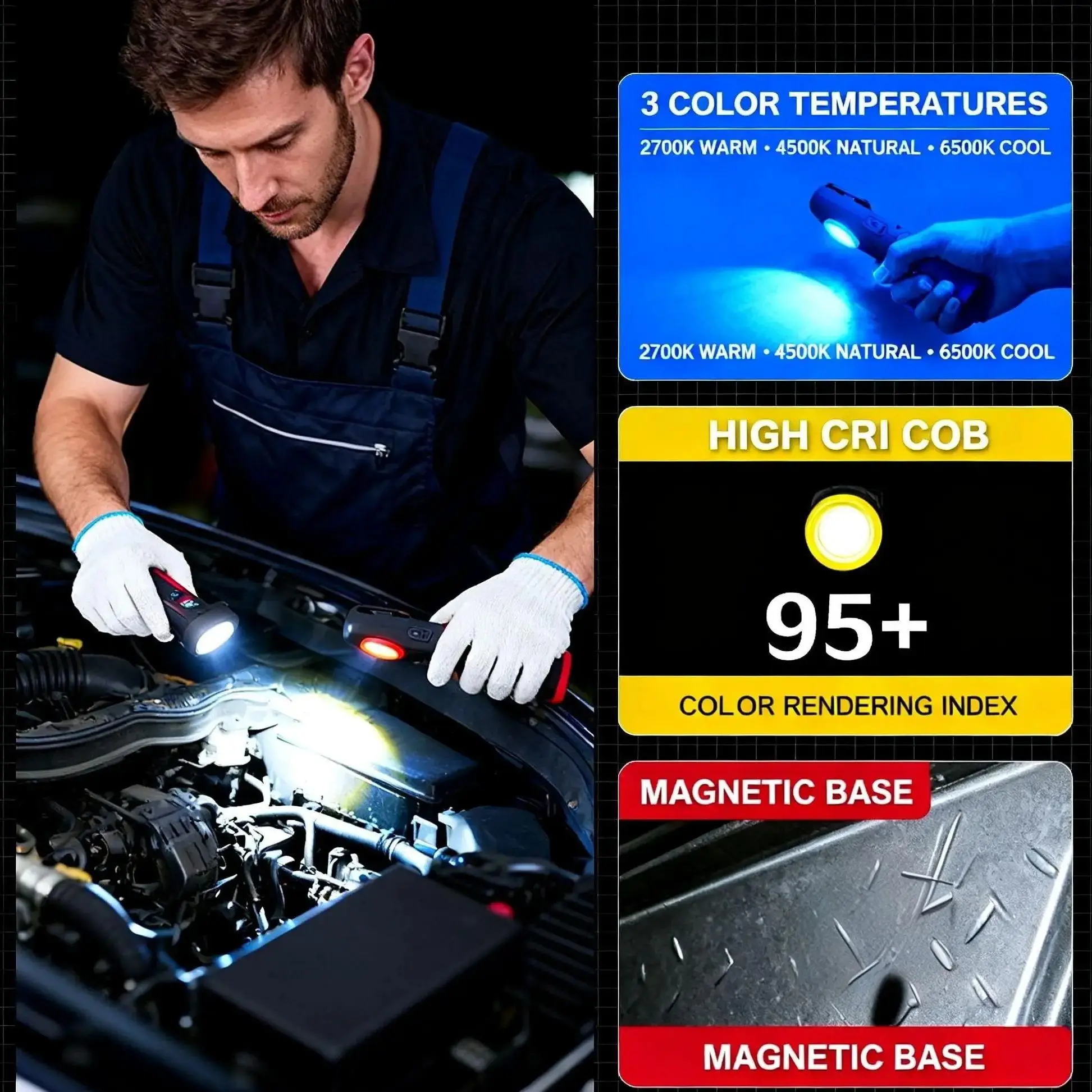 FUNAYA Portable Flashlight Car - Tech Car Accessories avis et prix