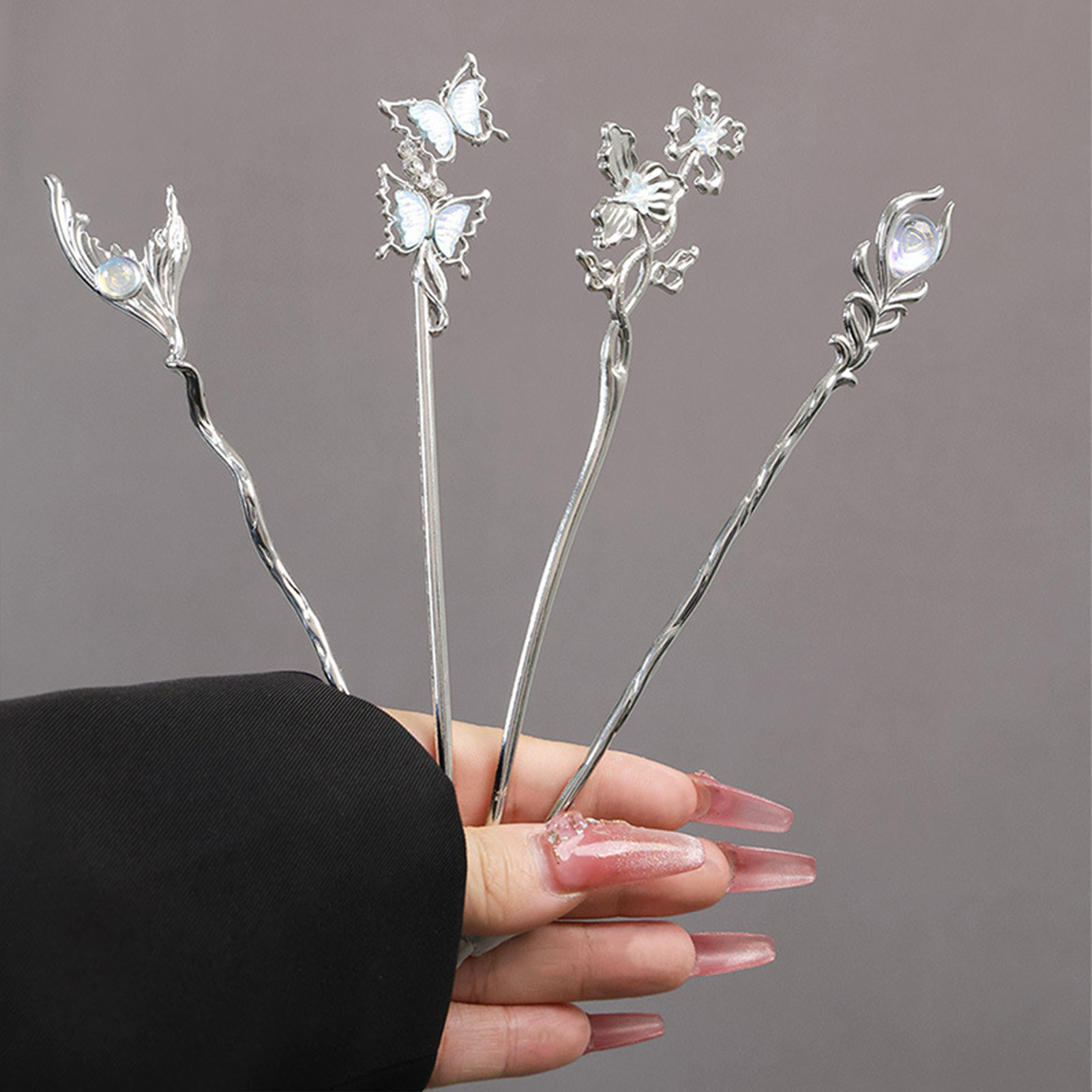 Metal Butterfly Hair Sticks Ch - Vintage Tech Accessories avis et prix