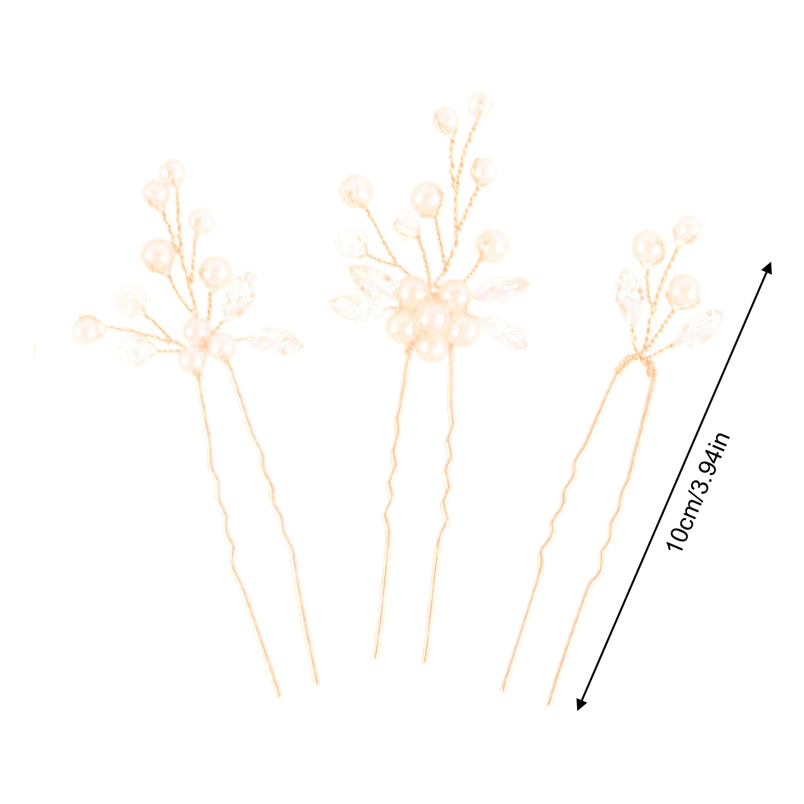 3pcs Bride Hairpin Trendy Hair - Tech Accessories Women avis et prix