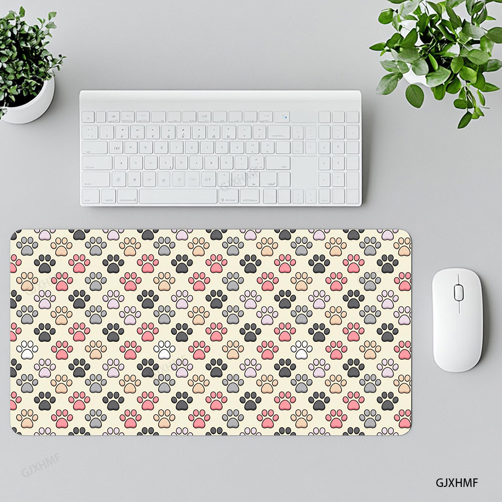 Cute Paw Print Desk Mat Dog Mo - Tech Accessories For Christmas avis et prix