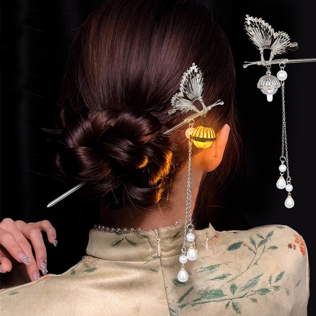 Luminous Flower Hairpin For Wo - Vintage Tech Accessories avis et prix