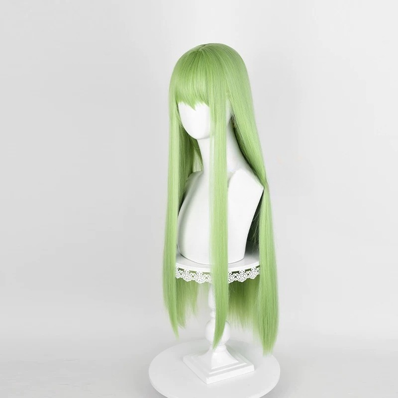 Anime CC Cosplay Green Wig Lon - Tech Accessories Women avis et prix