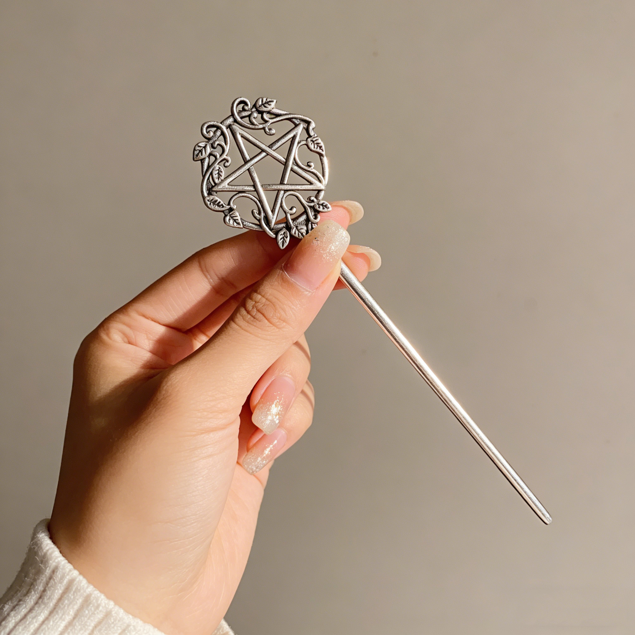 1pc Mystical Pentagram Hair St - Vintage Tech Accessories avis et prix