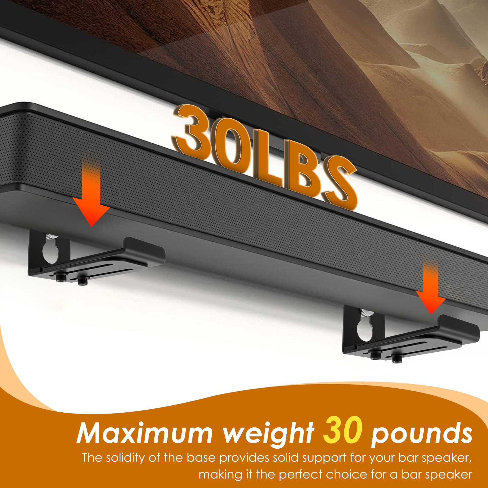 2Pcs Soundbar Speaker Stands W - Tech Room Accessories avis et prix