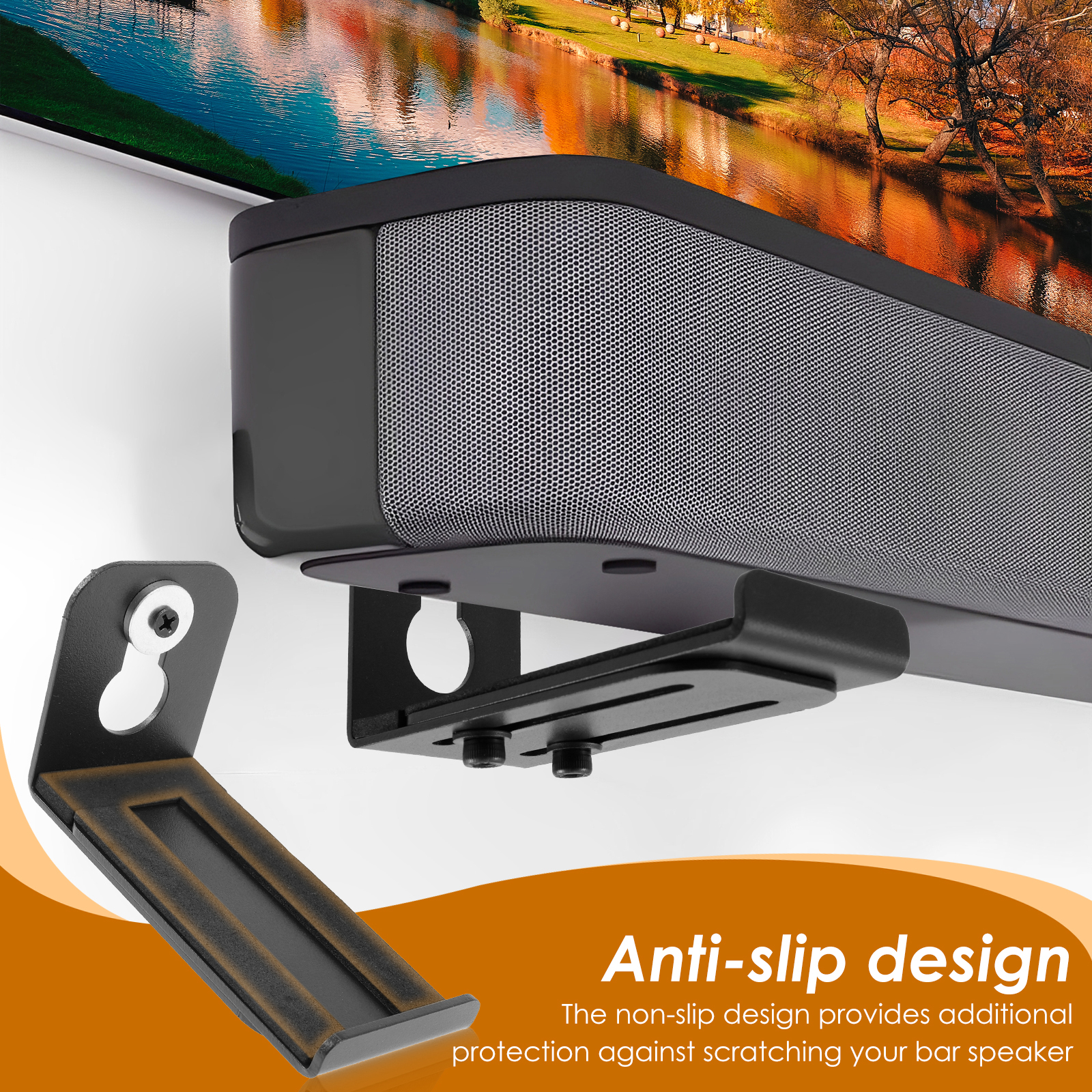 2Pcs Soundbar Speaker Stands W - Tech Room Accessories avis et prix