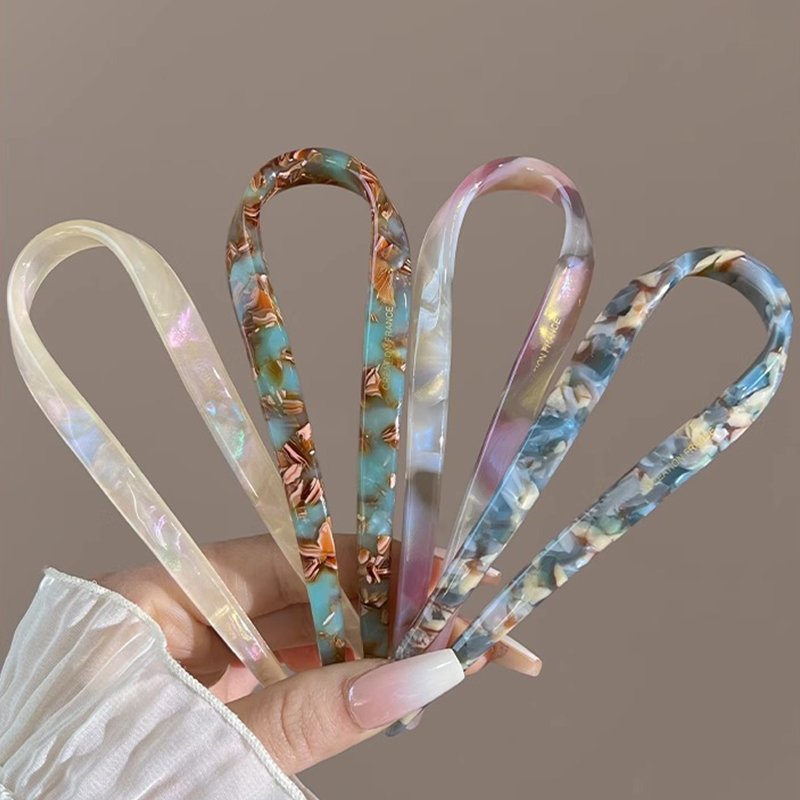 U-Shaped Hair Sticks Acetate A - Tech Accessories Women avis et prix