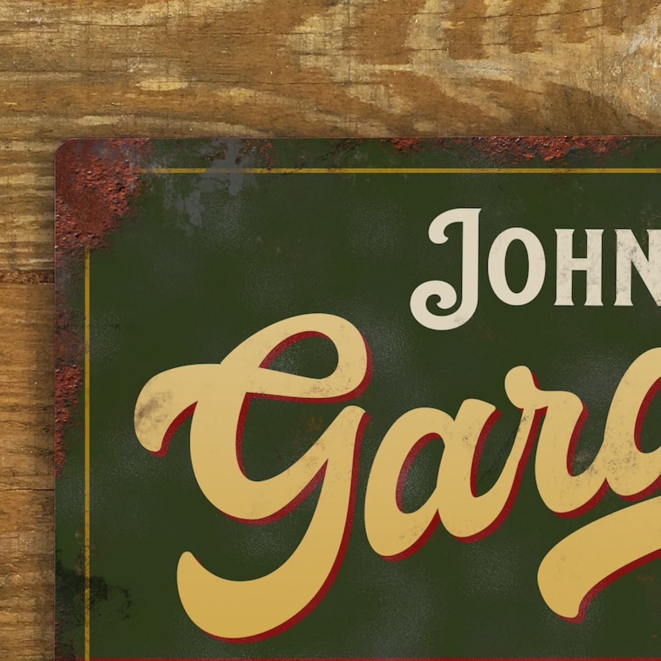 Custom Personalised Garage Met - Vintage Tech Accessories avis et prix
