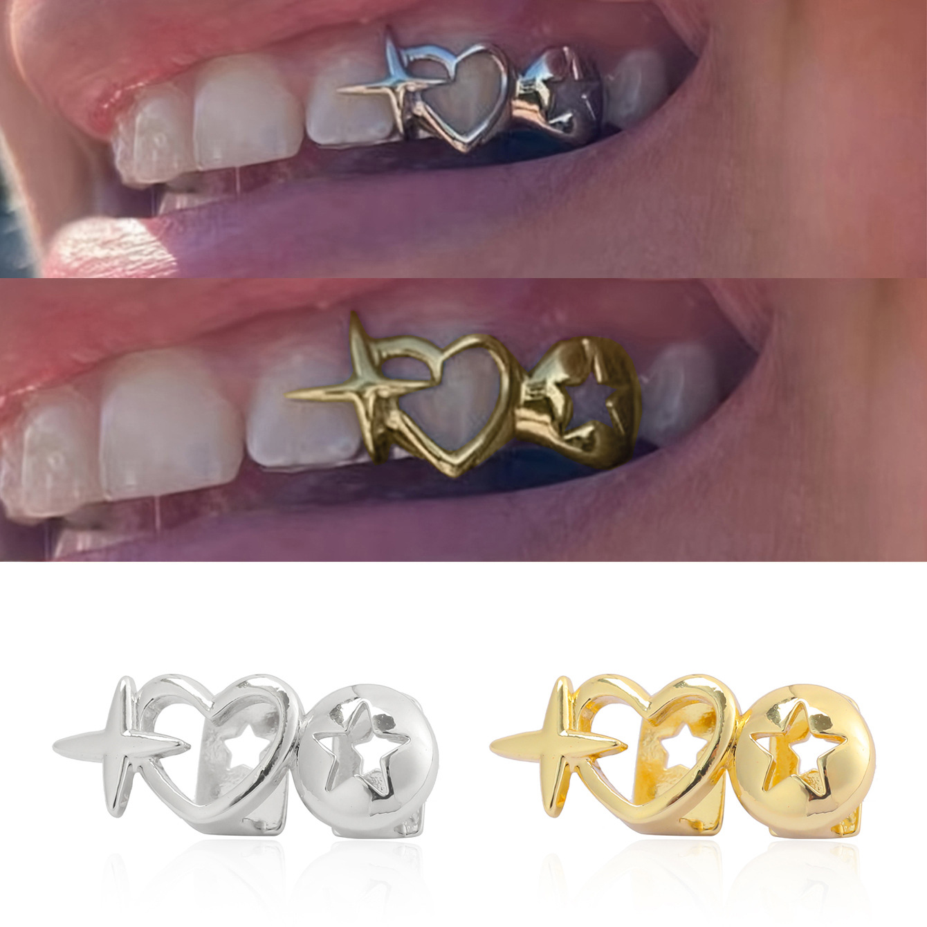 Punk Hip Hop Hollow Heart Teet - Vintage Tech Accessories avis et prix