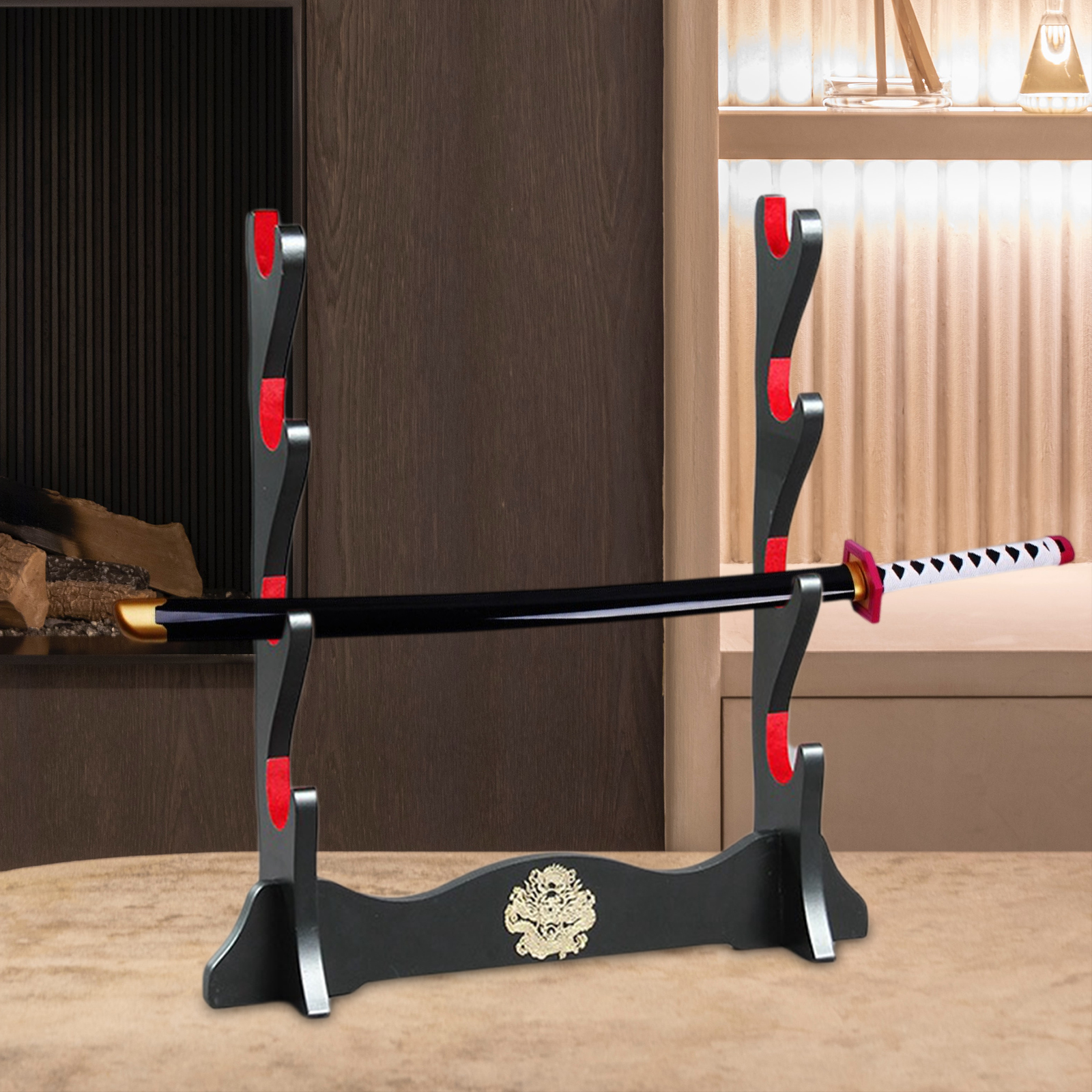 Japanese Sword Stand Decorativ - Tech Room Accessories avis et prix