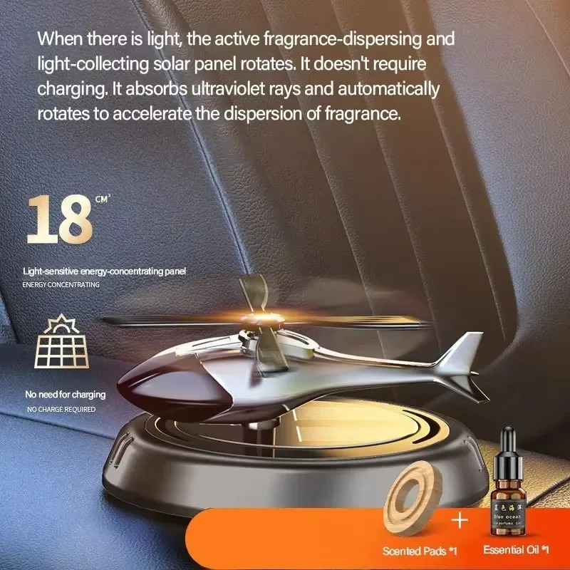 Solar Powered Helicopter Car A - Tech Car Accessories avis et prix