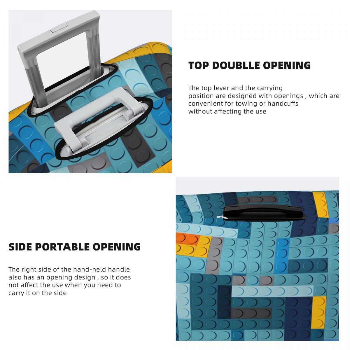 Blue Tech Pixel Building Block - Tech Accessories Business avis et prix
